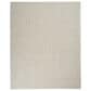 Nourison Courtyard Ivory and Silver 8" x 10" Indoor/Outdoor Area Rug, , large