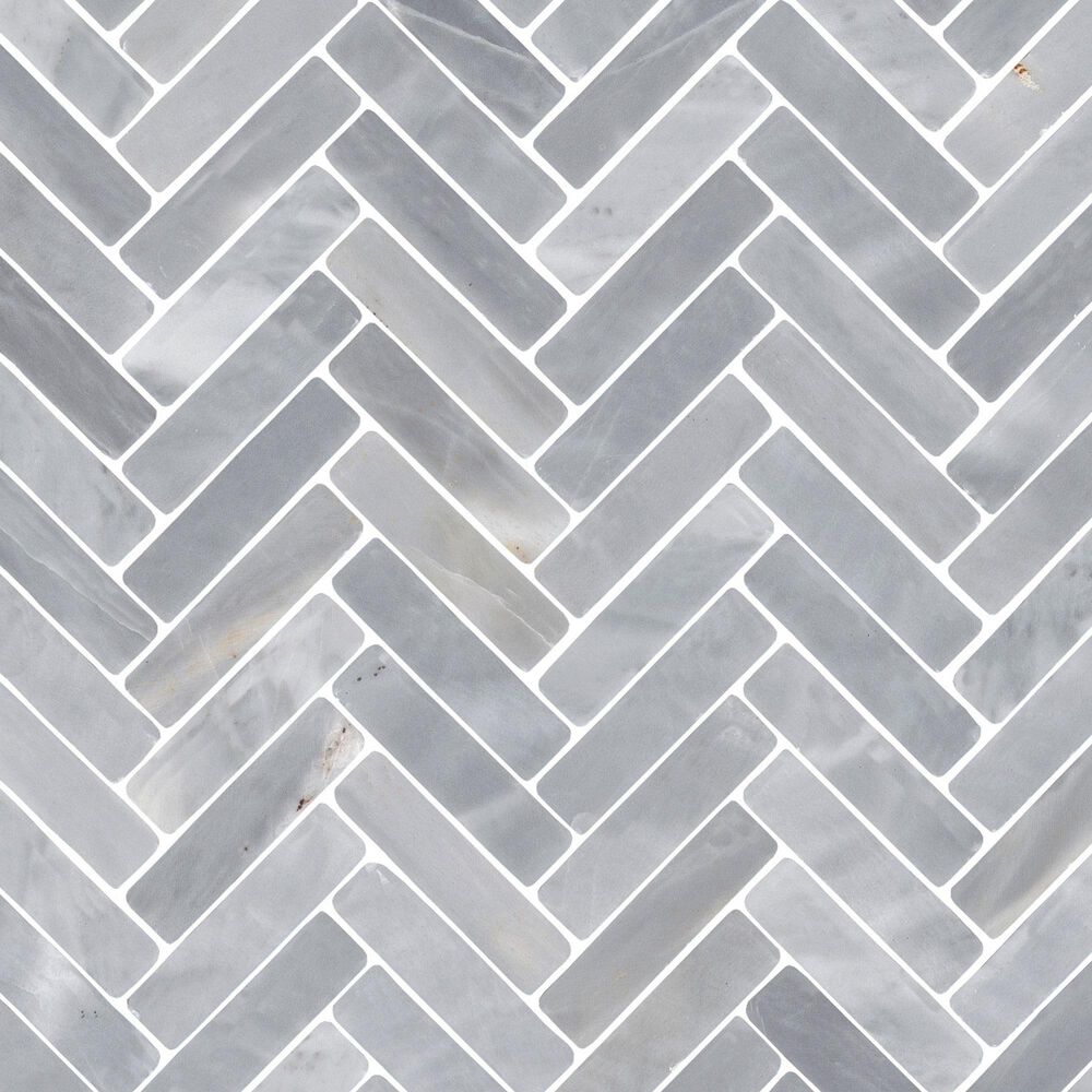 Shaw Eterna Como Bardiglio 10.25" x 12.5" Natural Stone Mosaic Sheet, , large