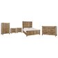 Millenium Ridgester Queen Panel Bed with Dresser, Chest and Two Nightstands in Light Brown with USB Ports, , large