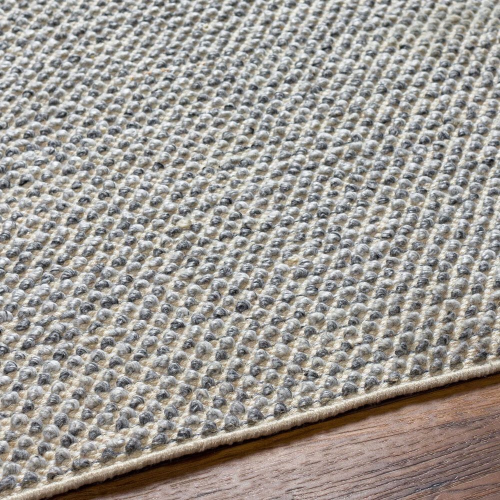 Surya Reika Cream, Light Slate and Medium Gray 10&#39; x 14&#39; Indoor/Outdoor Area Rug, , large