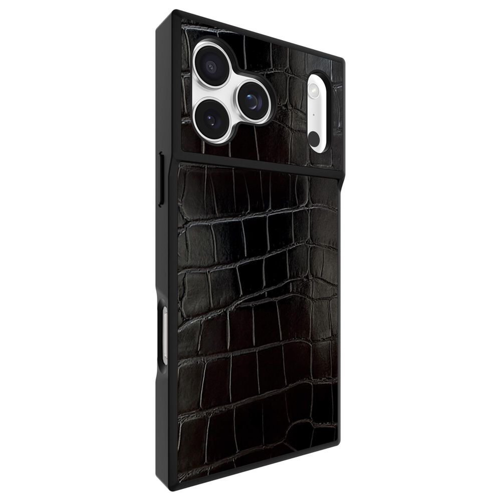 Case-Mate Square MagSafe Case for iPhone 17 Pro Max in Black Crocodile, , large