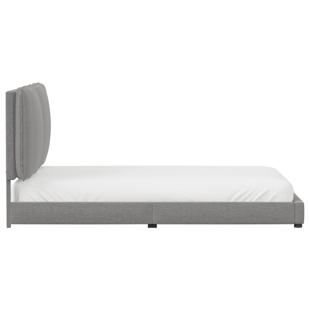 Richlands Furniture Arden Queen Upholstered Platform Bed in Nature Gray, , large