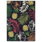 Oriental Weavers Havana HAV07 Navy and Multicolor 9"10" x 12"10" Indoor/Outdoor Area Rug, , large