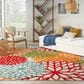 Nourison Aloha 10" x 14" Green Indoor/Outdoor Area Rug, , large