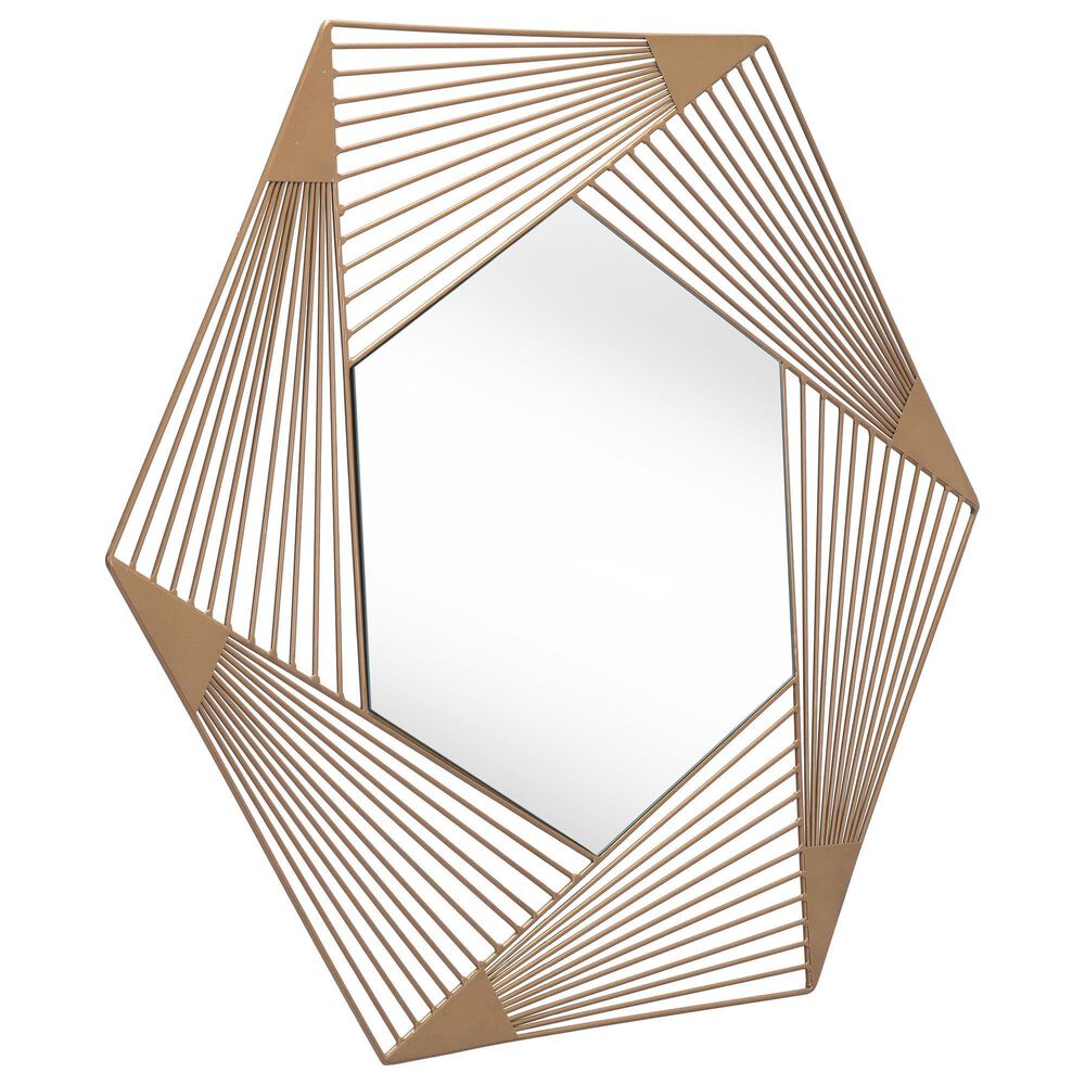 Zuo Modern Aspect Mirror in Gold, , large