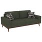 Golden Wave Furniture Heath Stationary Sofa and Loveseat Set in Olive, , large