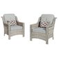 HOMLUX 6-Piece Patio Conversation Set with Coffee Table in Dark Grey, , large
