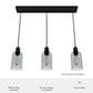 Hunter Lochmeade 29" 3-Light Linear Pendant Cluster in Natural Iron, , large