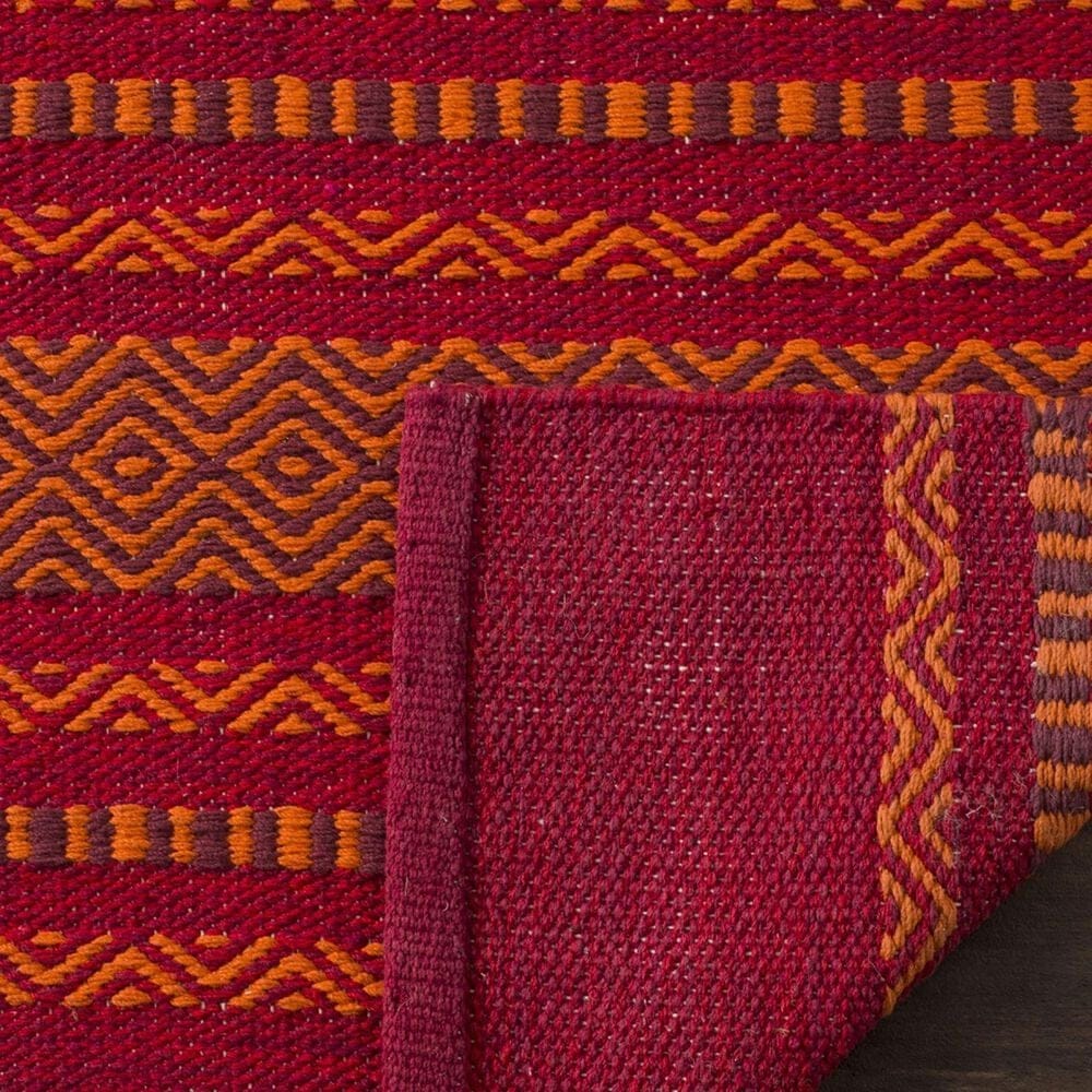 Safavieh Montauk MTK215A 2&#39;3&quot; x 8&#39; Orange and Red Runner, , large