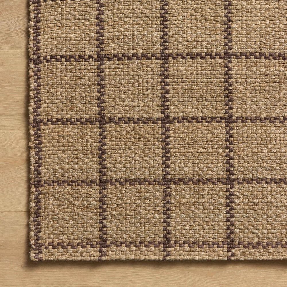 Loloi II Fletcher 2&#39;6&quot; x 7&#39;6&quot; Natural and Brown Runner, , large
