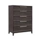 Pulaski Furniture Corp Quincy 5-Drawer Chest in Dark Brown, , large