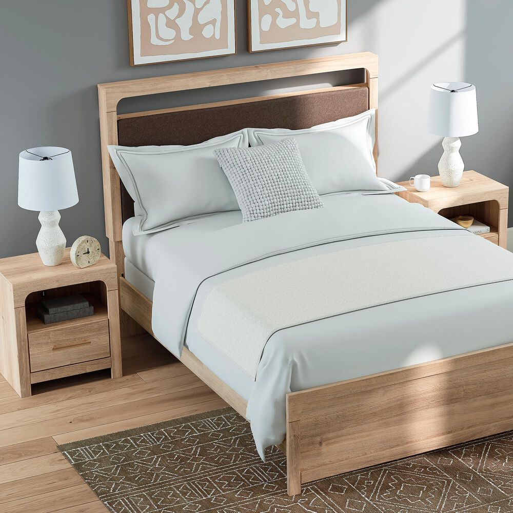 Ashley Kinlanni 1-Drawer Nightstand in Tan, , large