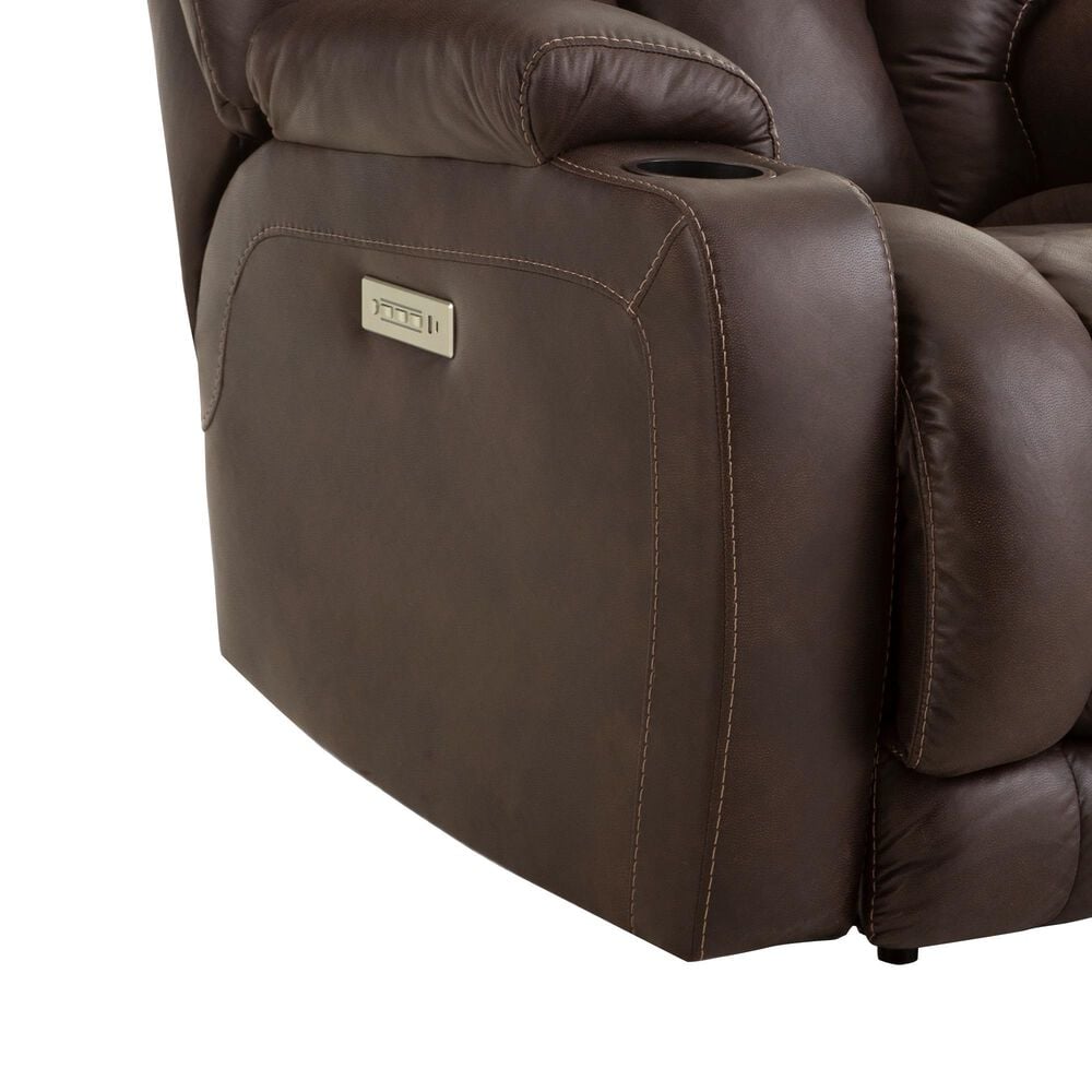 HomeStretch Dreamweaver Power Recliner in Chocolate, , large