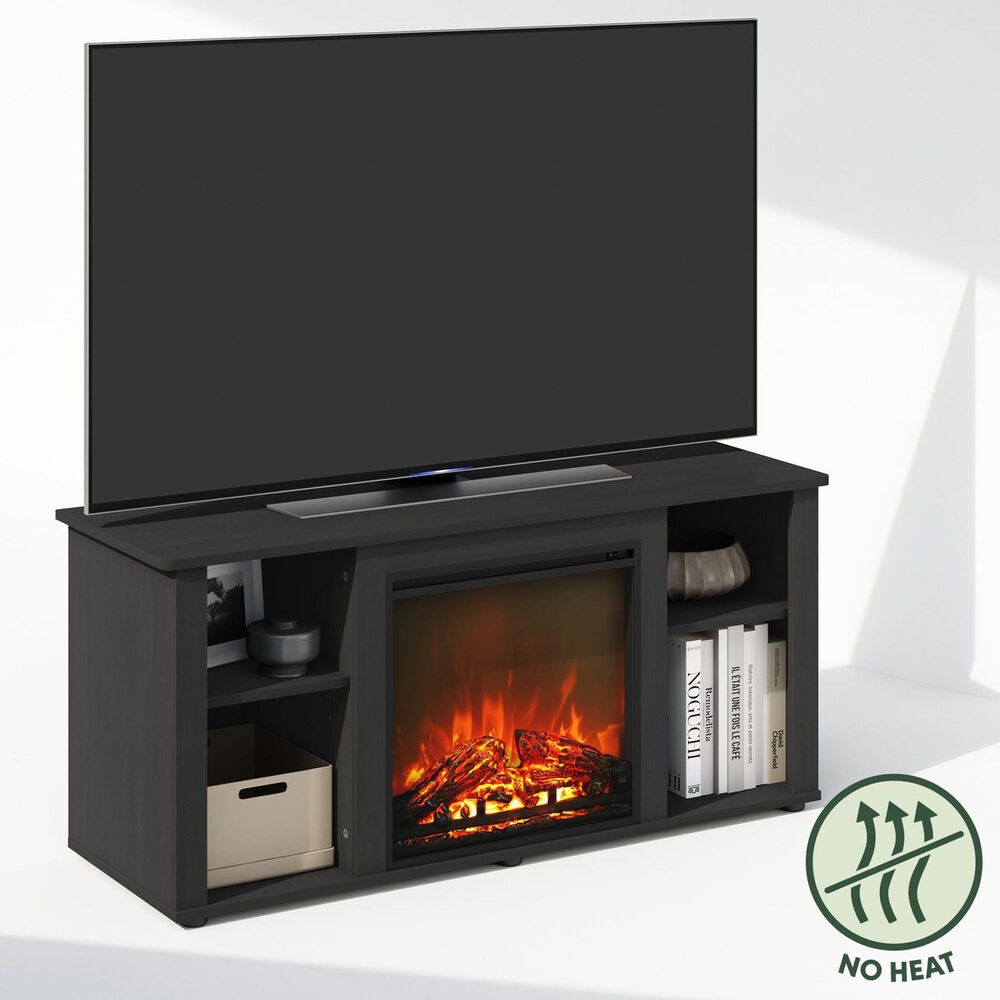 HOMLUX 47" TV Stand with No Heat Electric Fireplace in Americano, , large