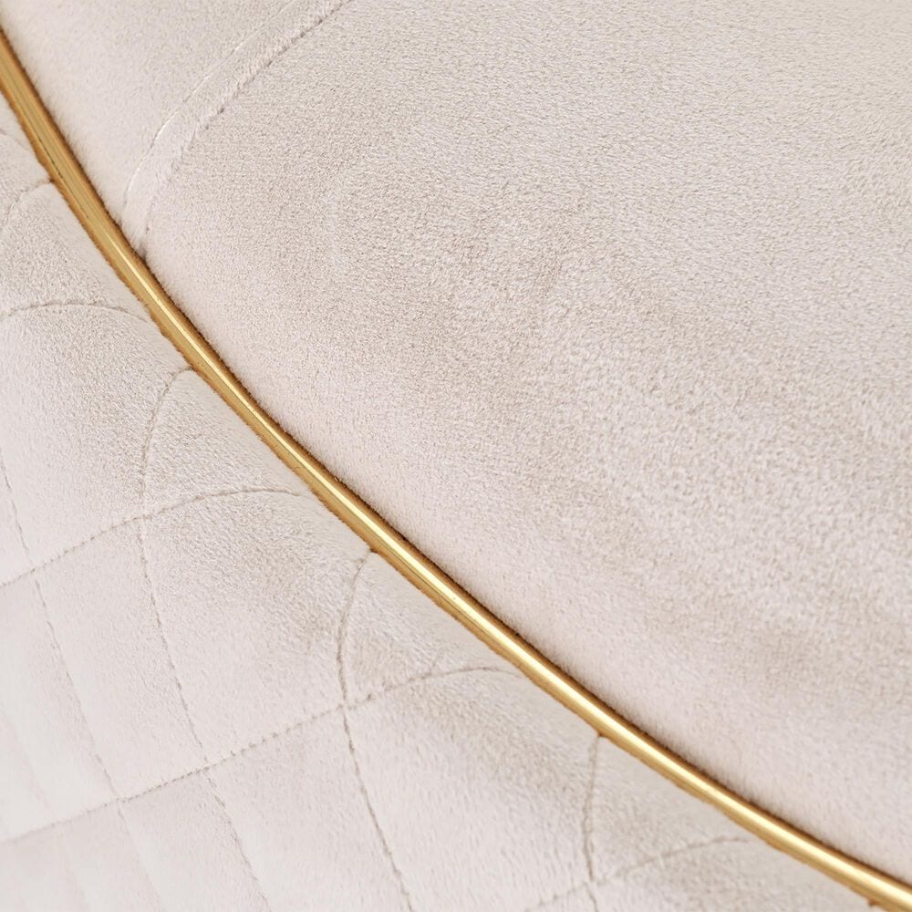 Vista Haus Ariana Stationary Sofa in Beige Velvet, , large