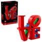 LEGO Art Love Collectible Building Set in Red, Blue and Green, , large