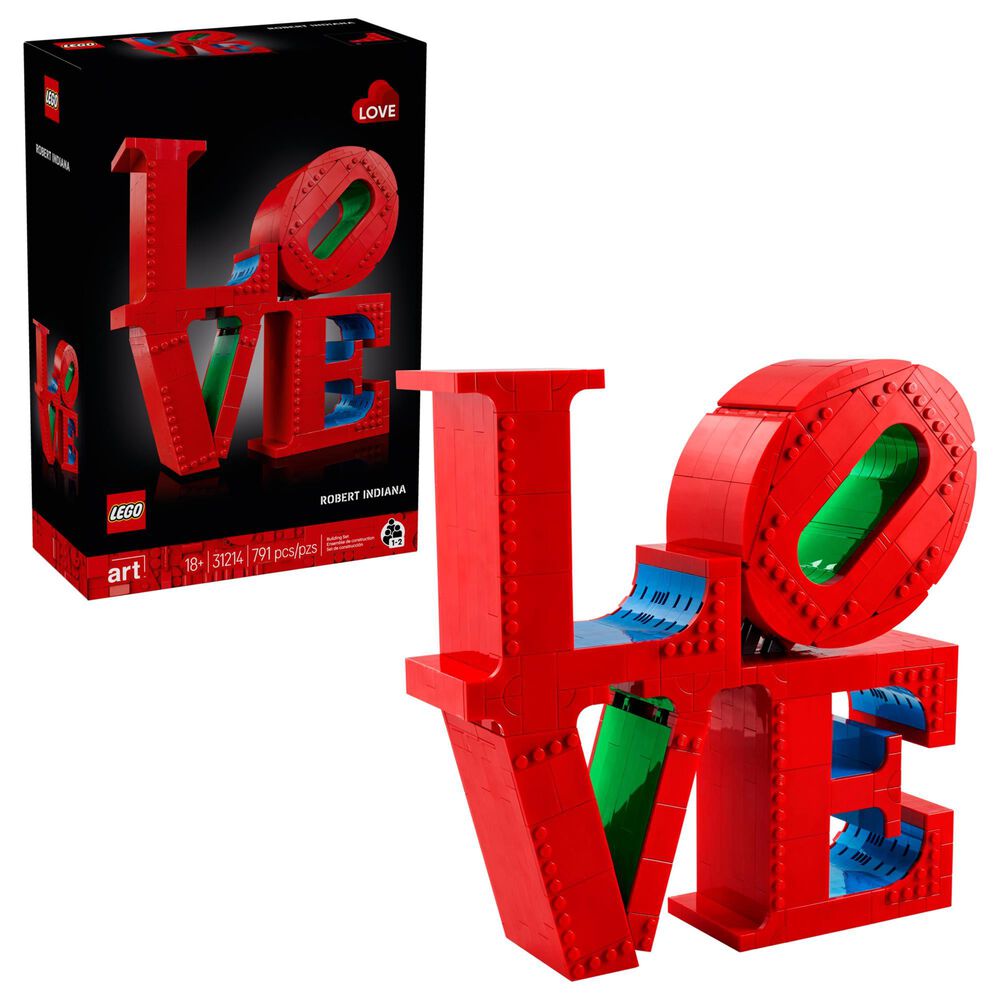 LEGO Art Love Collectible Building Set in Red, Blue and Green, , large