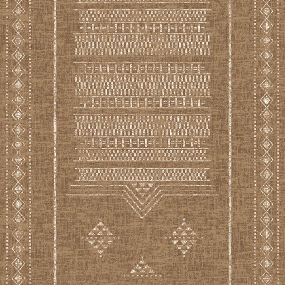 Balta Rugs Yesim Distressed Moroccan 5&#39;3&quot; x 7&#39; Brown Area Rug, , large