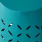 Hearth and Haven Lilac Outdoor Metal Side Table with Cylindrical Design in Teal, , large