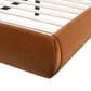 Jennifer Taylor Home Archie Upholstered Platform Bed Frame in Burnt Orange, , large