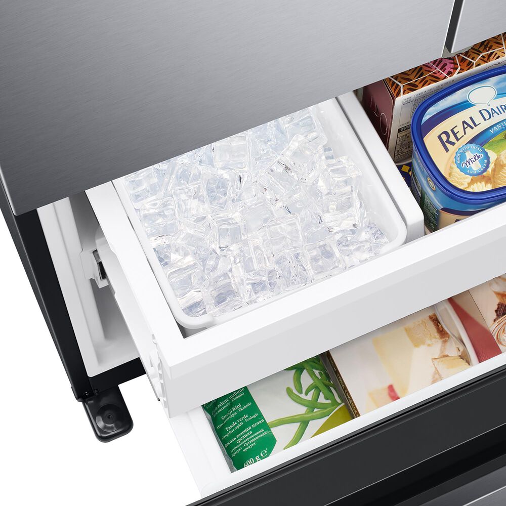 Samsung 17.5 Cu. Ft. French Door Refrigerator in Black Stainless Steel, , large