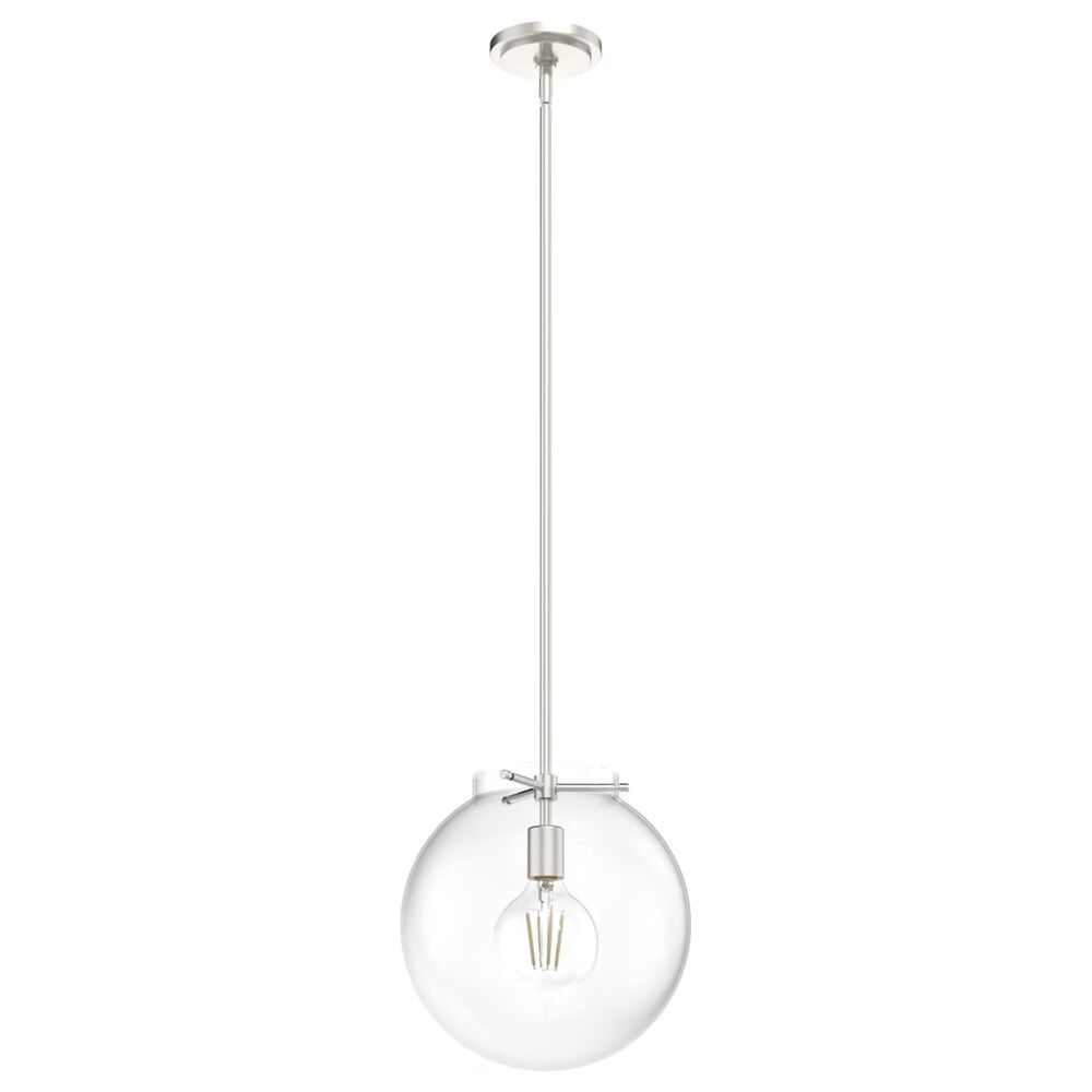Hunter Sacha 1-Light Pendant in Brushed Nickel, , large