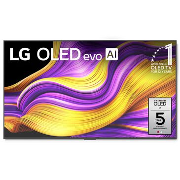 LG 55" Class G5 Series OLED evo AI 4K with Supplied Wall Mount in Black - Smart TV, , large