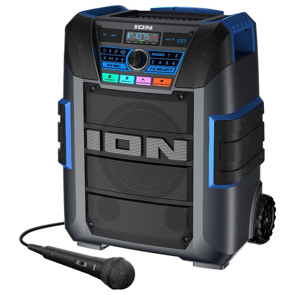 Ion Explorer XL All-Weather Bluetooth Speaker in Black, , large
