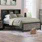 Ashley Broachmyn Full Bookcase Bed in Black and Gray, , large