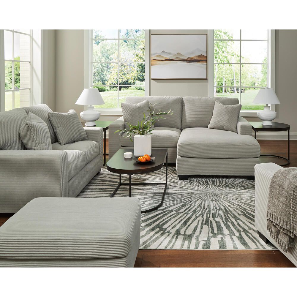 Ashley Greenbriar Ottoman in Smoke, , large