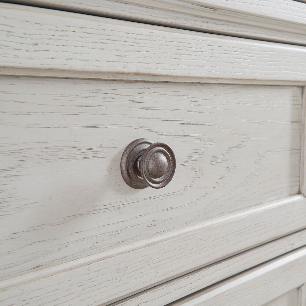 Ashley Robbinsdale 6 Drawer Dresser and Mirror in Antique White, , large