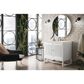 James Martin Vanities Athens 36" Single Bathroom Vanity in Glossy White with 3 cm Carrara White Marble Top and Rectangular Sink, , large
