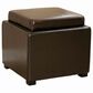 Baxton Studio Tate Storage Ottoman in Dark Brown, , large