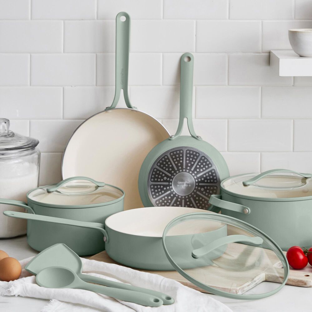 Green Pan Nova Gallery 10-Piece Cookware Set in Pistachio, , large