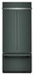 KitchenAid 20.8 Cu. Ft. 36" Built-In French Door Bottom Mount Refrigerator with Platinum Interior, , large