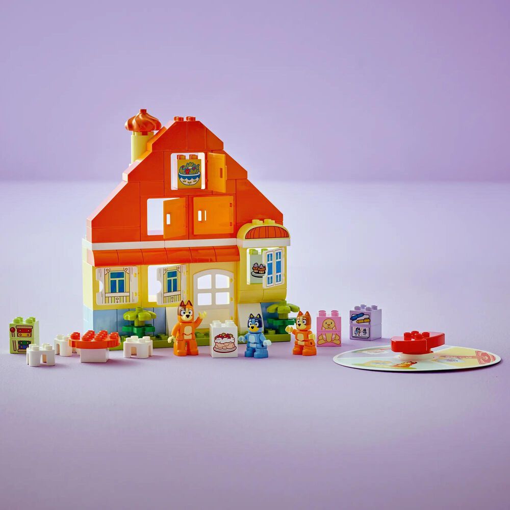 LEGO Bluey&#39;s Family House with Memory Game Building Set in Multicolor, , large