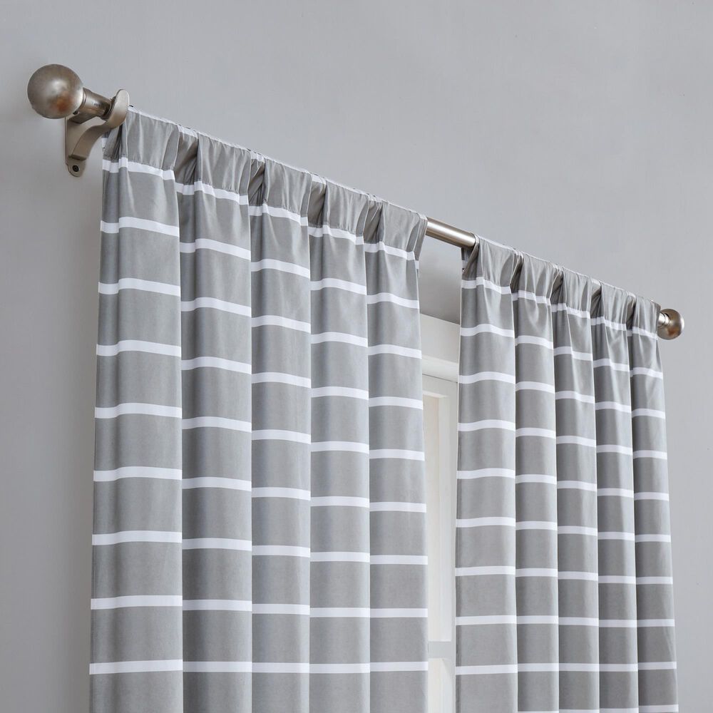 Pem America Truly Soft Maddow 2-Piece Window Panel Pair in Grey, , large