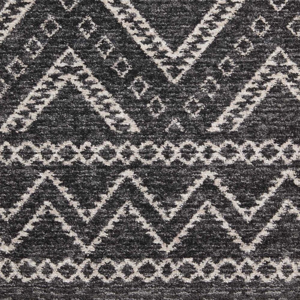 Loloi II Vance VAN-05 5&#39;3&quot; x 7&#39;9&quot; Charcoal and Dove Area Rug, , large