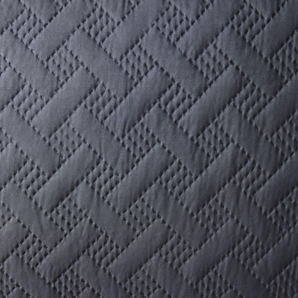Trade Linker 3-Piece King Basket Pinsonic Quilt Set in Charcoal, , large