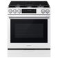 Samsung Bespoke 6.0 Cu. Ft. Smart Slide-In Gas Range with True Convection in White Glass, , large