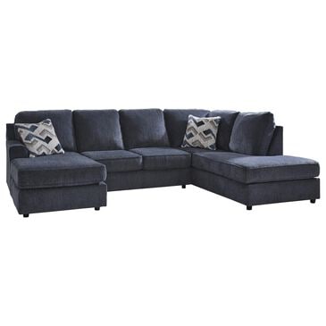 Ashley Maxon Place 2-Piece Left Facing Stationary Sectional in Navy, , large