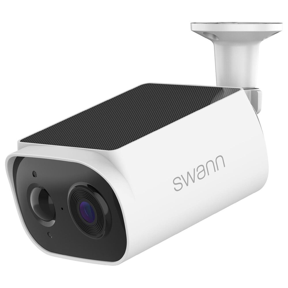Swann EVO Solar 2K Outdoor Wi-Fi Security Camera in White, , large