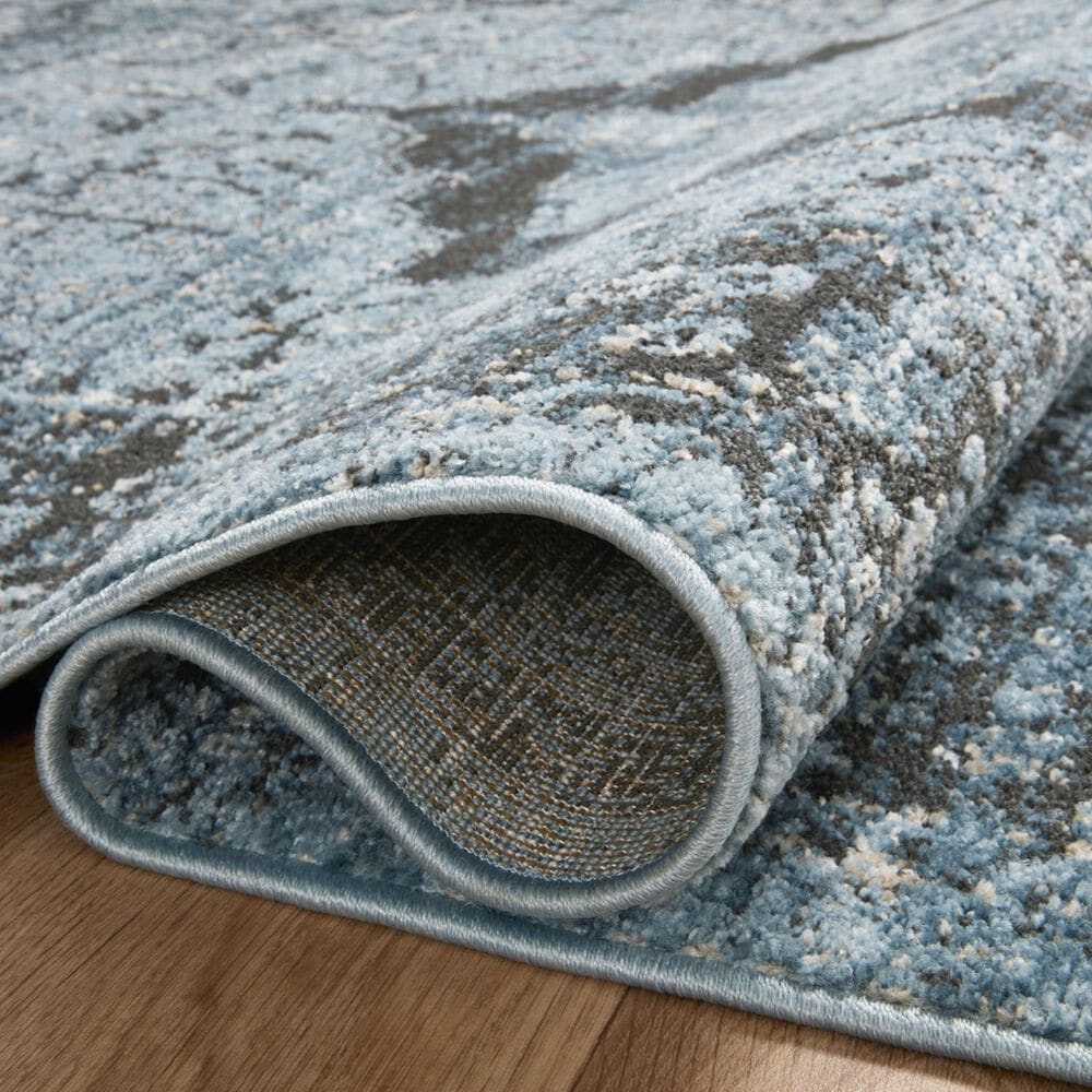 Loloi II Odette 11&#39;2&quot; x 15&#39;7&quot; Sky and Charcoal Area Rug, , large