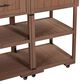 HOMLUX 62.3"" Outdoor Kitchen Island in Brown, , large