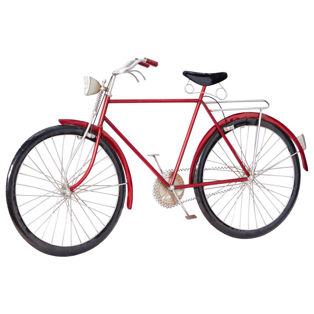 Maple and Jade Bicycle Wall Decor in Multi, , large
