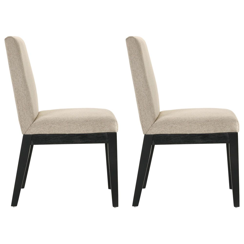 HOMLUX Side Chair in Ebony Black (Set of 2), , large