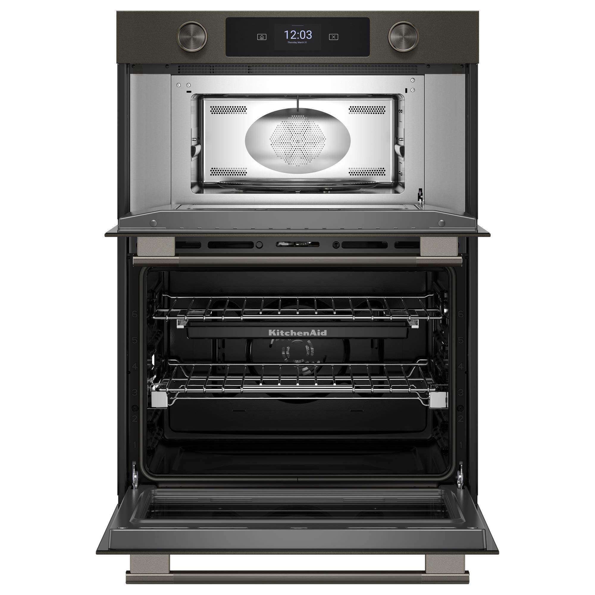 KitchenAid 6.4 Cu. Ft. Smart Electric Combo Wall Oven with