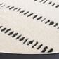 Safavieh Melody MEL114A 6"7" Round Ivory and Black Area Rug, , large