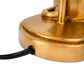 Creative Coop Resin Lion Table Lamp in Gold, , large