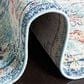 Safavieh Madison MAD447K 2" x 8" Navy and Light Blue Runner, , large